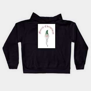 Christmas Elf + Merry Christmas Kids Hoodie